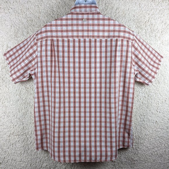 Solaris* Men's Short Sleeve Button Down Curved Hem Vented Front Shirt~‎ Large - Picture 2 of 12